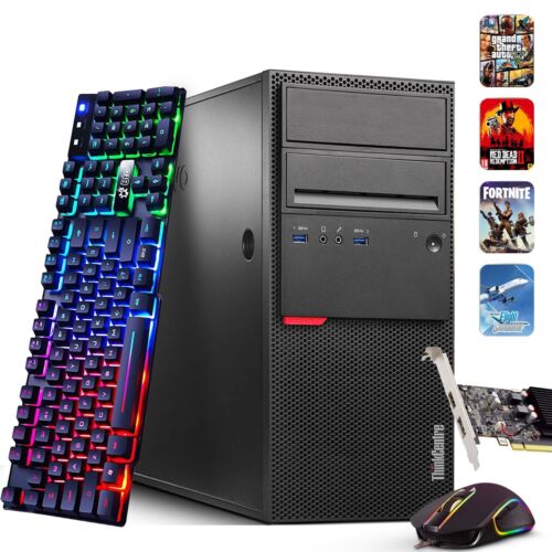 Lenovo Tower Gaming Desktop Core i5-6500 16GB 1TB HDD Nvidia GT 1030 WiFi Win 10