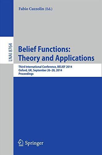 Belief Functions: Theory and Applications: Third International Conference, BELIE