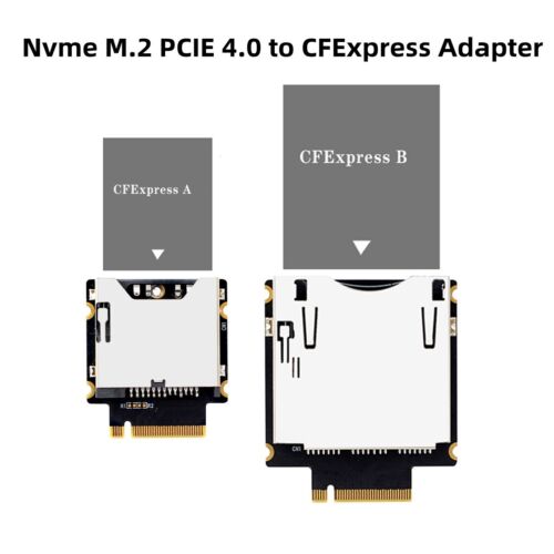 NVME M-Key M.2 PCIE4.0 3.0 to CFexpress Type-A/Type-B Card Reader High Speed SSD