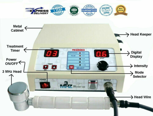 Ultrasound Therapy 3 MHz Frequency Physical Therapy 110V/220V Home Use Unit BK7