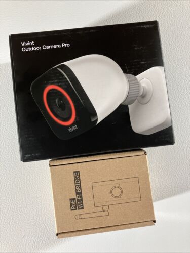 Vivint Outdoor Camera Pro Gen 2 1080p Security Camera With PoE Wifi Bridge – NEW