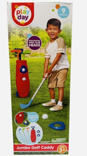 Play Day Jumbo Golf Caddy, Game for Young Children, Ages 3 and Up Christmas