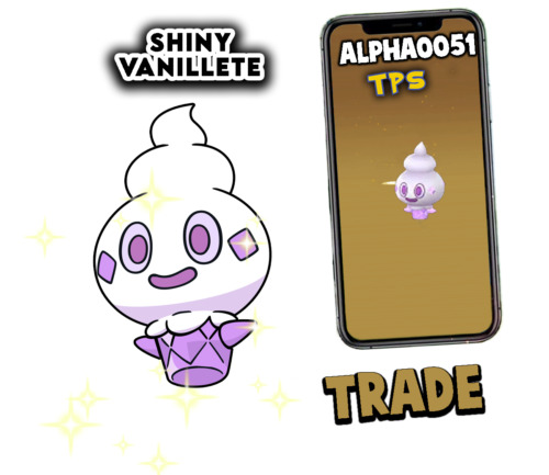 Pokemon Shiny Vanillite Registered Trade or Ultra