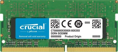 Crucial DDR4 16GB 3200 MHz PC4-25600 260-Pin SODIMM Notebook Memory RAM 1 x 16GB