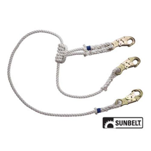 B1AB6890 LANYARD-2 IN 1 SAFETY-3 STRAND, 10′