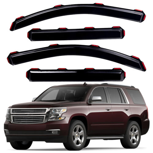 In-Channel Window Visor Sun Rain Guard for 2015-2020 GMC Yukon (Not Yukon XL)