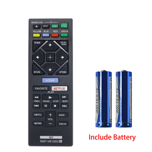 New Remote RMT-VB100U for Sony BDP-S3700 BDP-BX370 BDP-S1700 UBP-X700+Battery