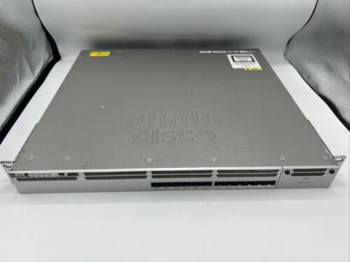 Cisco Catalyst 3850 12XS 10G SFP+ V02 Network Switch w dual pw supply