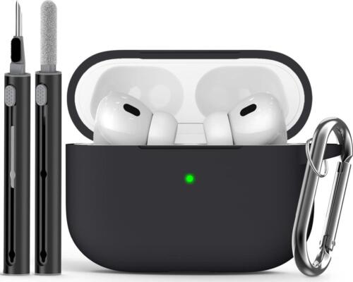 For AirPods Pro Case Cover With Cleaner Kit,Soft Silicone Protective Case For