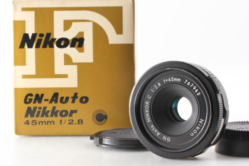 [MINT in Box] Nikon GN-Auto Nikkor C 45mm f/2.8 MF Pancake Lens From JAPAN