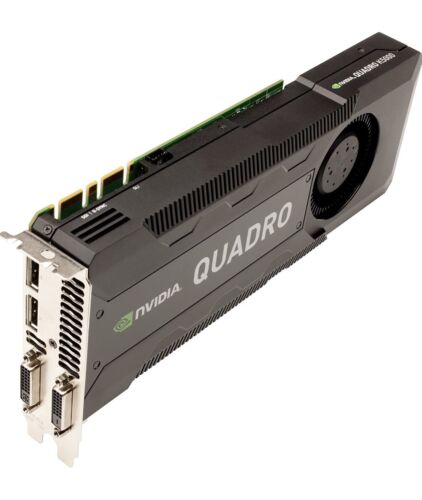 NVIDIA Quadro K5000 4GB DDR5 16 PCI Express Dual Slot Professional Graphic Video