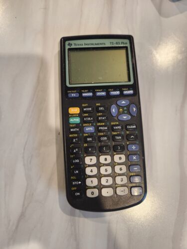 Texas Instruments TI-83 Plus Graphing Calculator – Black (83PL/TBL/1L1/A)