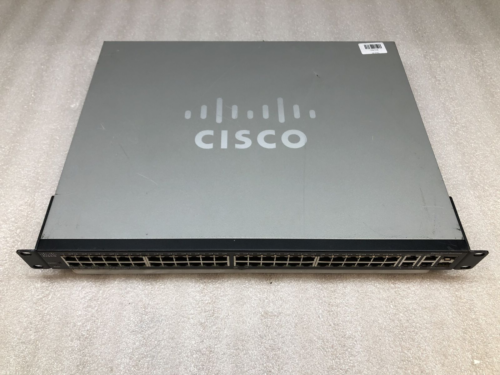 Cisco SF300-48P 48-Port 10/100 PoE Ethernet 2xSFP Smart Managed Network Switch