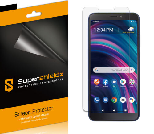 6X Supershieldz Clear Screen Protector Saver for BLU View 3 (B140DL)