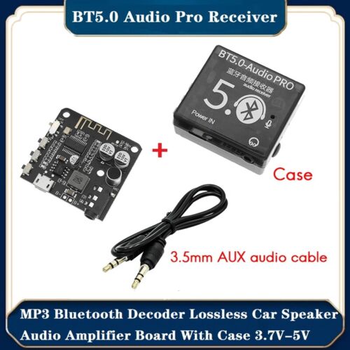 BT5.0 Audio Receiver + Chassis + One-to-Audio Cable Set MP3 Bluetooth-4544-