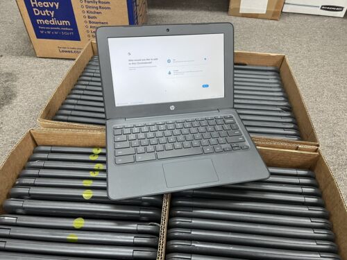 HP Chromebook 11A G6 EE 11.6″ 4GB 16GB AMD A4-9120C – 32PC REPAIR LOT!