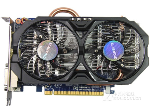 Gigabyte GeForce GTX 750ti 2GB Windforce 2X Dual Fan