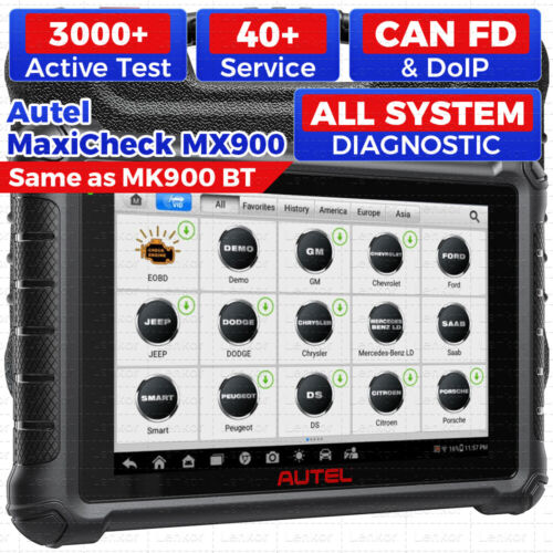 Autel MaxiCheck MX900 Full System Bidirectional Diagnostic OBD2 Scanner MK900