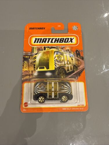 MATCHBOX MBX SELF-DRIVING BUS CAMPUS TRANSPORT 28/100 DIECAST CAR TOYS New