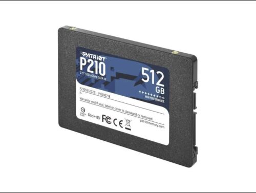 Patriot P210 2.5″ 512GB SATA III Internal Solid State Drive (SSD) P210S512G25