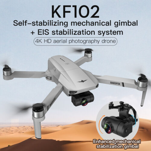 KF102 RC Drone GPS 5G WIFI FPV 4K HD Dual Camera Selfie Smart Follow Quadcopter