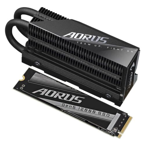 Gigabyte AORUS Gen5 12000 M.2 2 To PCI Express 5.0 3D TLC NAND NVMe