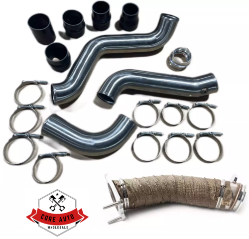 304 SS Intercooler & Turbo Pipe Kit 17-19 Chevy GMC 6.6L Duramax Diesel L5P