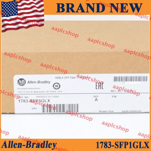 New Sealed Allen Bradley 1783-SFP1GLX /A AB Stratix Fiber SFP Transceiver