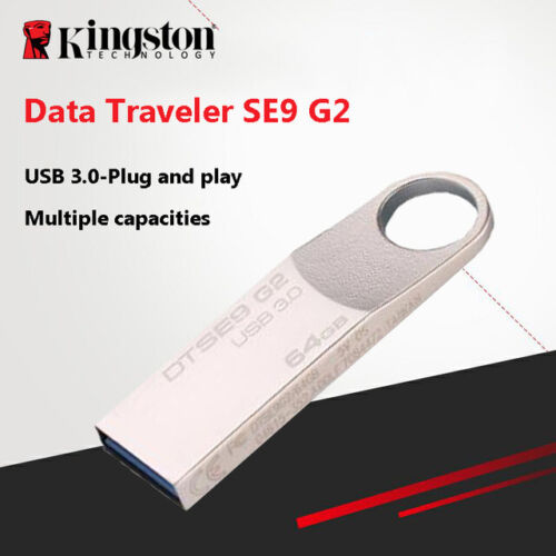 Kingston Silver DTSE9 G2 1TB USB 3.0 Flash Drive Memory Storage Pen Stick Device