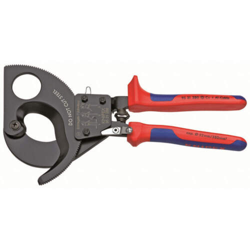 KNIPEX 95 31 280 SBA Ratchet Cable Cutter,Center Cut,11 In 10U148