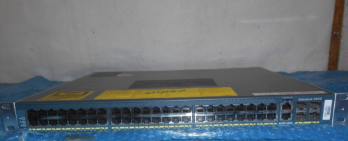 Cisco Catalyst 4948 WS-C4948 S V06 48 Port L3 Gigabit Switch Dual AC