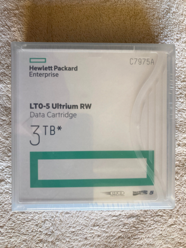 HPE/HP LTO-5 Tape C7975A 3TB Ultrium Data Cartridge *NEW* Factory Sealed