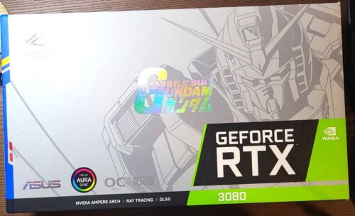 ASUS ROG STRIX NVIDIA GeForce RTX 3080 10GB GUNDAM EDITION Card GDDR6X