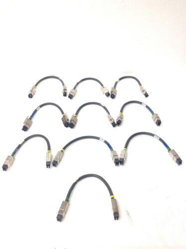 9x Cisco 37-1122-01 Stack Wise Network Switch Power Cable 30Cm For Catalyst 3850