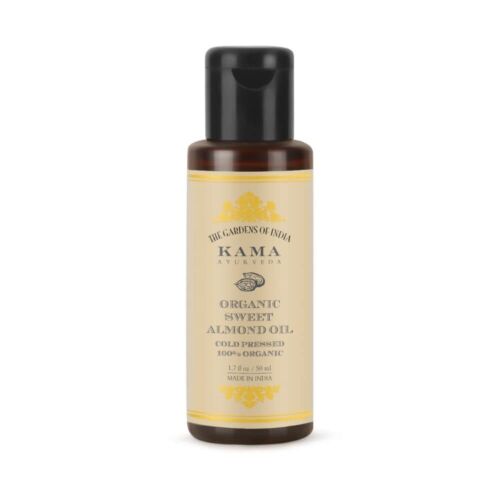 Kama Ayurveda Organic Sweet Almond Oil For Skin and Hair Oil 50ml