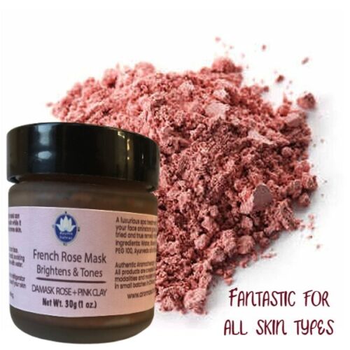 AromaSutras Whitening Anti-Aging Rose French Rose Facial Mask Face Pack BOGO