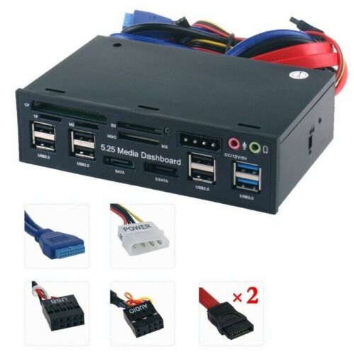 USB Desktop Multifunction panel PC Front Panel Hub M2 TF SD MMC MS CF slot cable