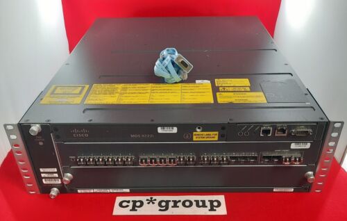 Cisco 9222i 22-Port SFP Multiservice Modular Switch 2x Power Supply DS-C9222I-K9