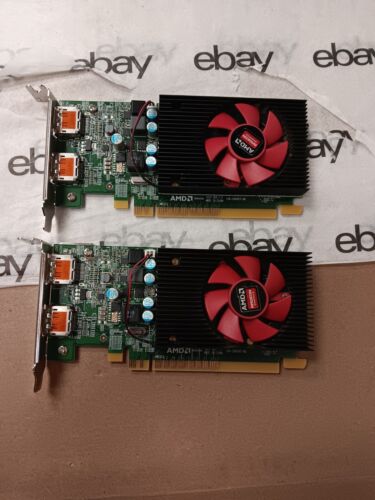 Dell AMD Radeon V337 109-C86957-00 1GB Video Card 2 DP Ports Low Profile LOT 2