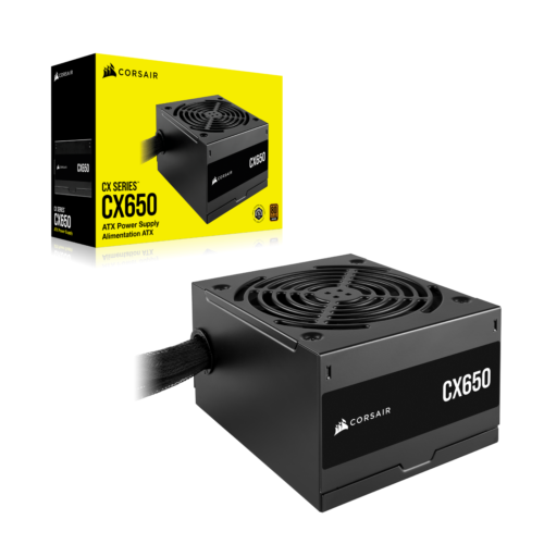 CORSAIR CX Series CX650 80 PLUS Bronze ATX Power Supply Model CP-9020278-NA