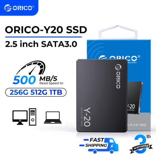 ORICO SSD 2.5″ SATA III Internal Solid State Drive 500MB/s Y20 S500 128/256 GB