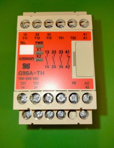 OMRON/STI G9SA-TH301 100-240V AC Safety Relay -Surplus Inventory