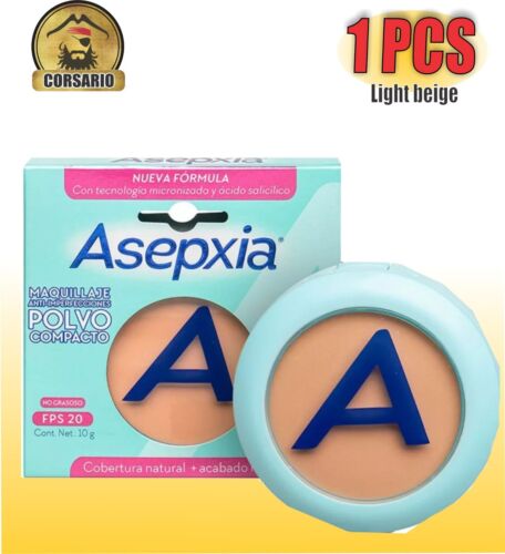 Asepxia Makeup Compact Powder Light Beige 10 Gr