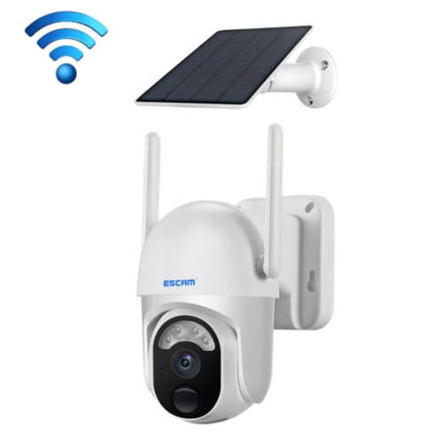 ESCAM QF103 3MP Cloud Storage PT WIFI PIR Alarm IP Camera with Solar Panel Batte