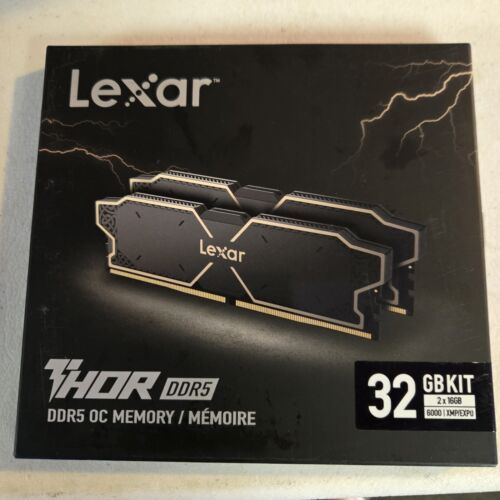 Lexar 32GB (2x16GB) THOR OC DDR5 RAM 6000 32GB Kit (2x16GB)