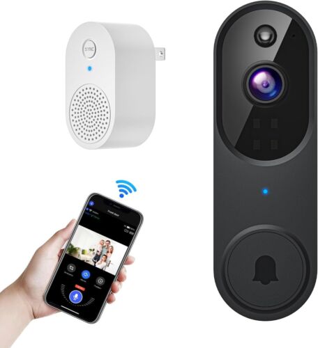 Wireless Video DoorCamera Dual Audio Motion Detection Night Vision Cloud Storage