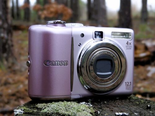 NEW! Canon PowerShot A1100 IS 12.1MP Digital Camera – RARE PINK – NEVER USED