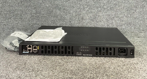 Cisco ISR4331 4300 Series Integrated Services Router W/ Power Cord & Accessories