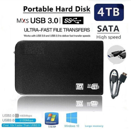 USB 3.0 Mobile Hard Disk Drive for PC 4-2TB Portable External Solid State Drive