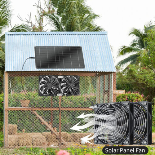 3000RPM Speed Dual-Fan Design High Efficiency Cooling Waterproof Solar Panel Kit